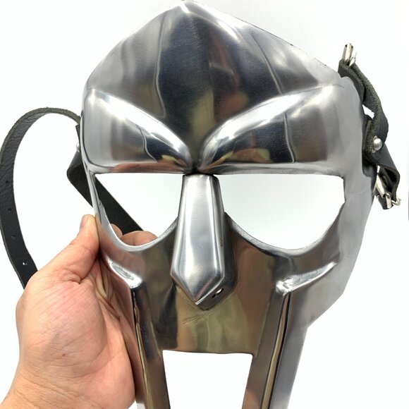 MF DOOM MASK - Real Steel Handcrafted - Picture 2 of 6